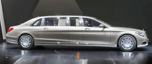 Mercedes Maybach S600 Pullman Side