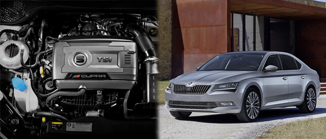 Skoda Superb & Seat Leon Cupra Engine