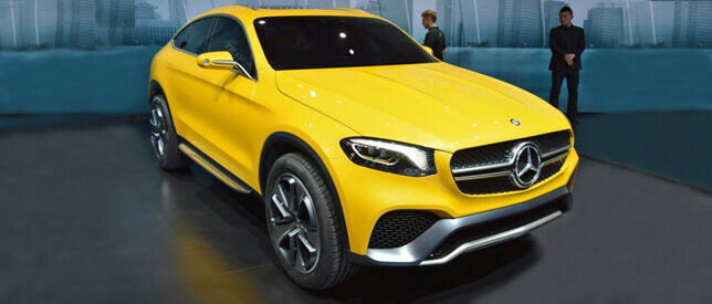 Mercedes Benz GLC Coupe concept 2017