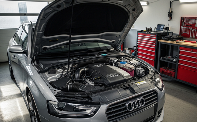 remanufactured Audi A4 engine